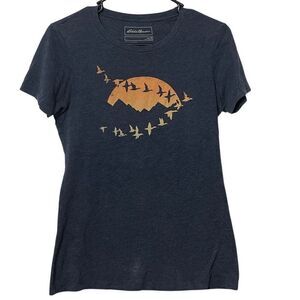 Eddie Bauer Geese in Flight Tee Size M